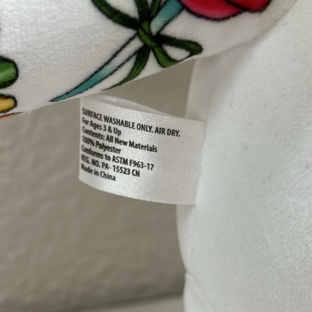 Tattoo Zoo 2023 Candy the Unicorn Colorful Plush sparkle wings 15" (Dirty Spots) - Picture 10 of 10